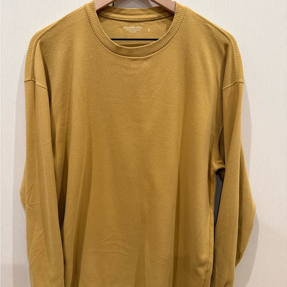 Men's Mustard Long Sleeve Shirt